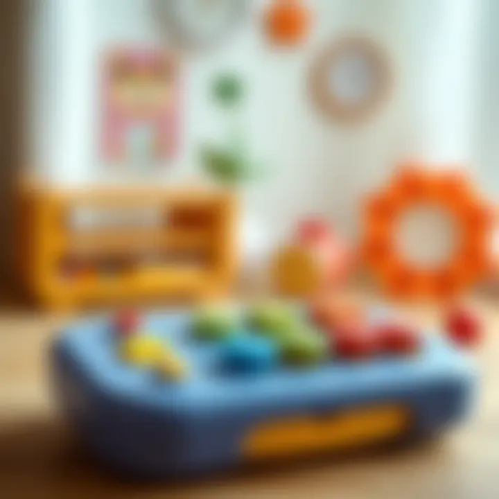 Interactive musical toy encouraging auditory stimulation and motor skills