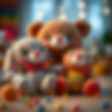 Soft plush toys promoting emotional intelligence