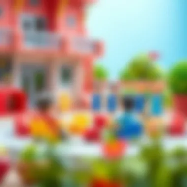 Parents choosing a preschool for their children