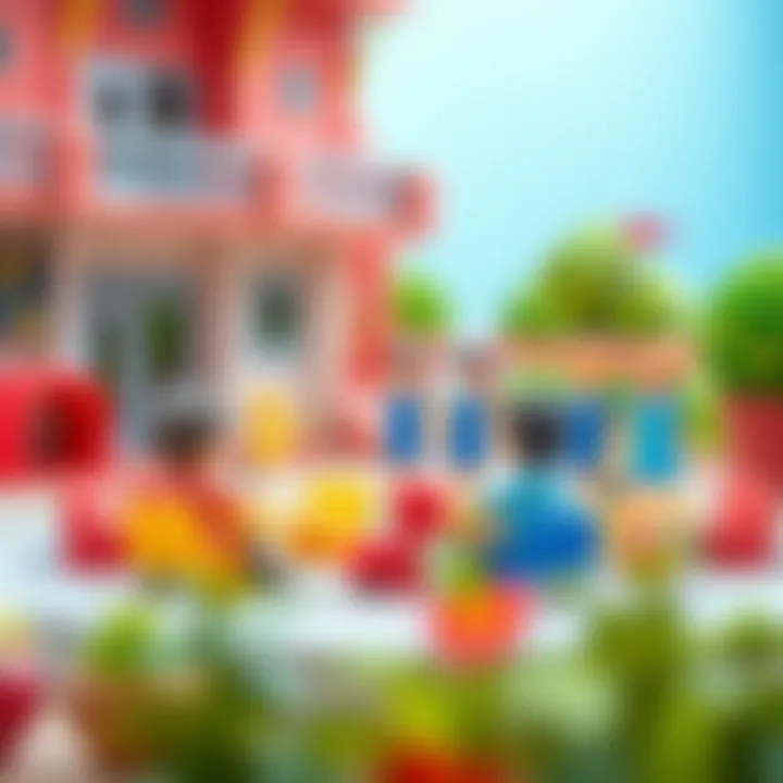 Parents choosing a preschool for their children