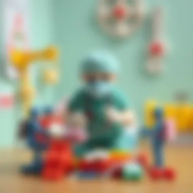 Colorful surgical toys for children