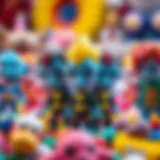 Colorful avatar toys promoting imaginative play