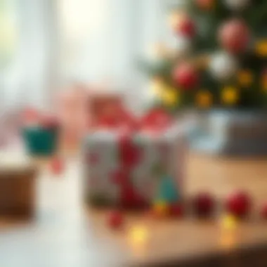 A beautifully wrapped handmade gift