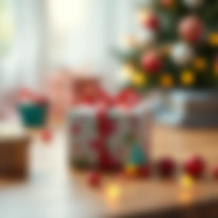 A beautifully wrapped handmade gift