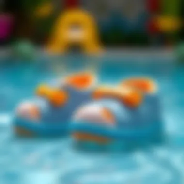 Vibrant Baby Pool Shoes Stylish baby pool shoes in vibrant colors