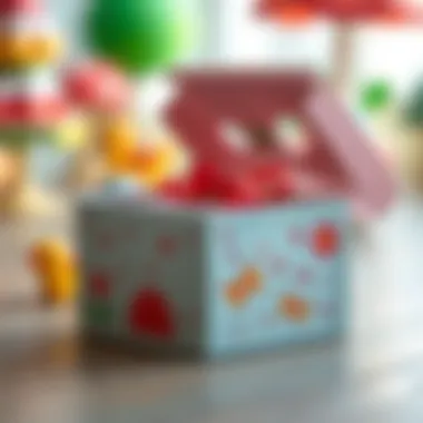 Charming baby gift box with a whimsical design