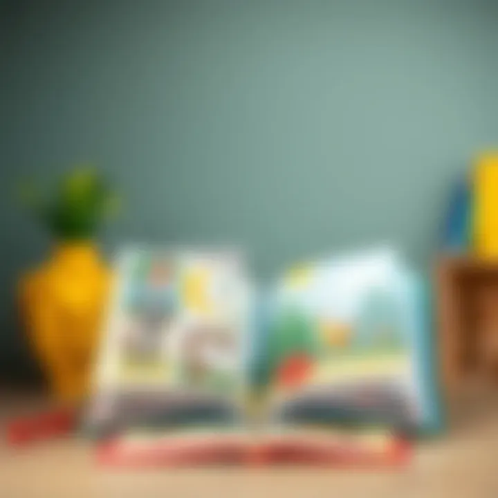 Diverse Book Content for Toddlers Illustration of diverse book content for toddlers