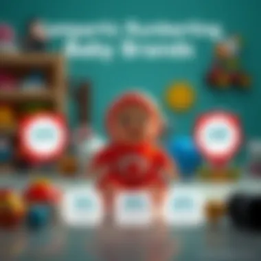 Infographic comparing features of leading baby brands