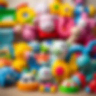 Diverse Selection of Infant Toys A colorful array of toys designed for infants