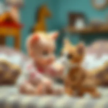 Guidelines for ensuring the safety of both the baby and the cat in their shared space.