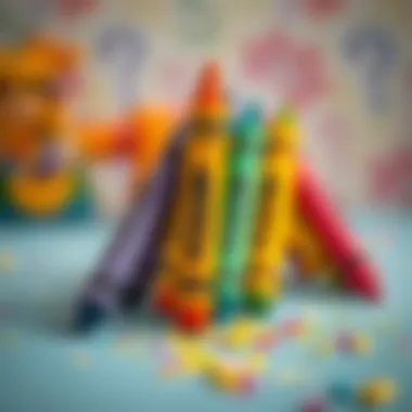 Safe and non-toxic design of Bic triangular jumbo crayons for children