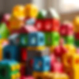 Colorful building blocks to enhance cognitive skills