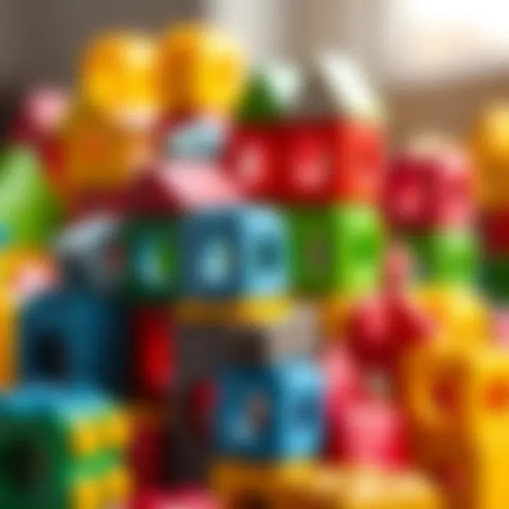 Colorful building blocks to enhance cognitive skills