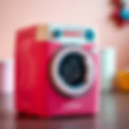 Colorful Bosch toy washing machine designed for children