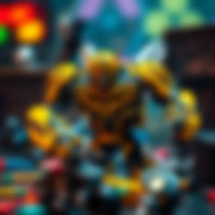 Musical elements intertwined with film scenes