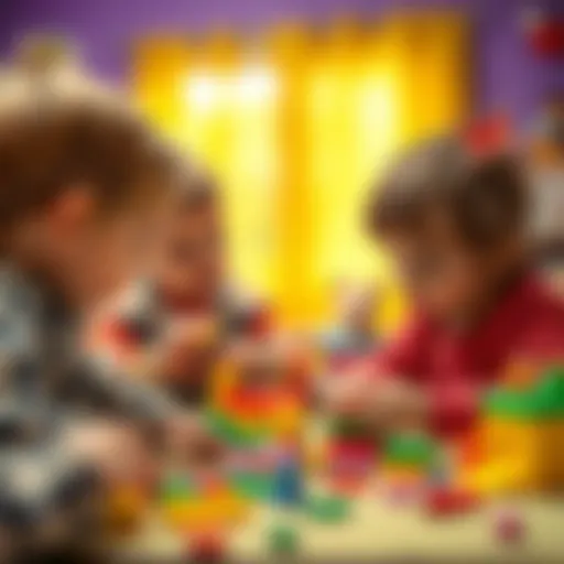 Children engaging in creative play