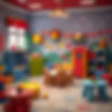 Creative play area for children