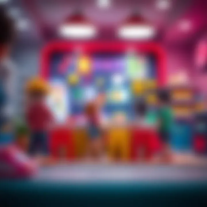 Interactive learning station for children