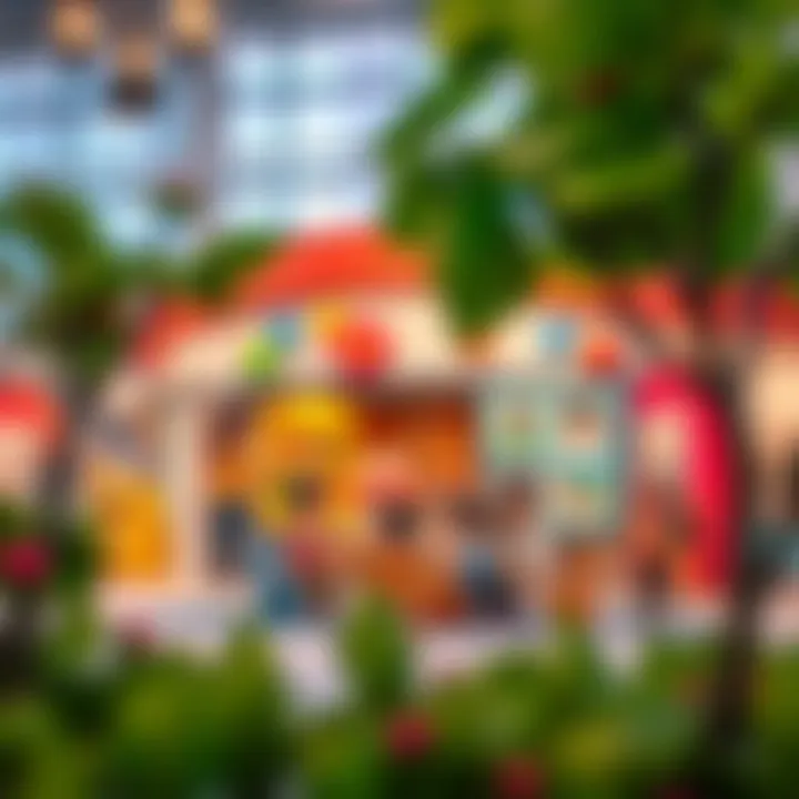 Social interaction area for children