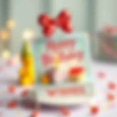 A heartfelt birthday card featuring warm wishes.