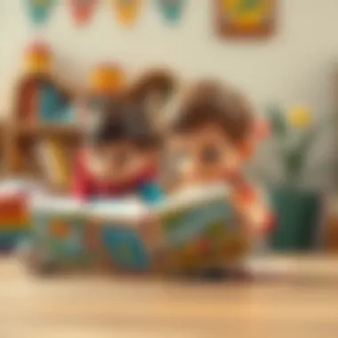 Children engaged in reading Kral Şakir books