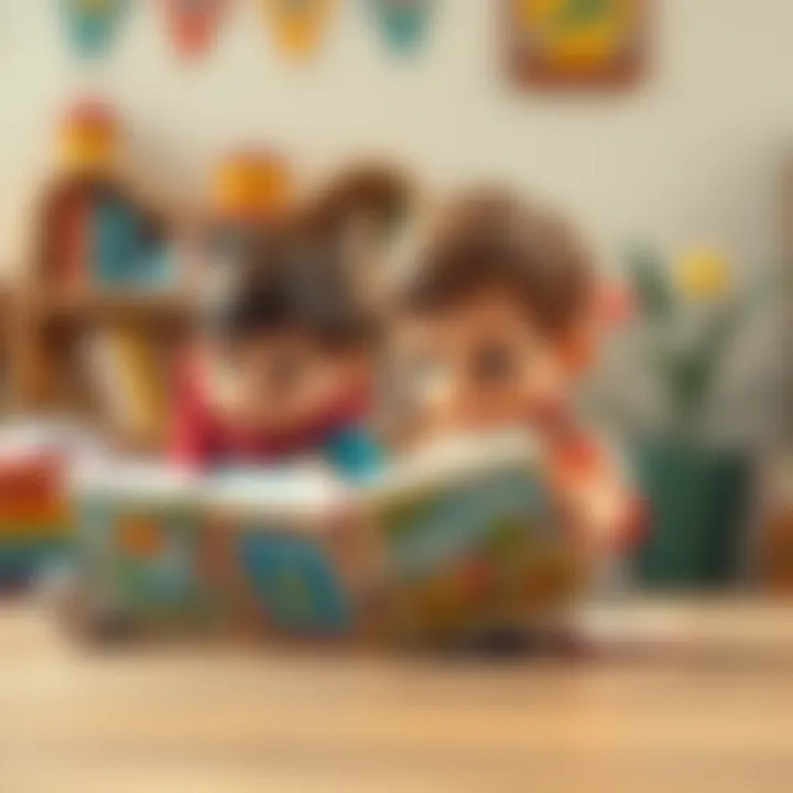 Children engaged in reading Kral Şakir books