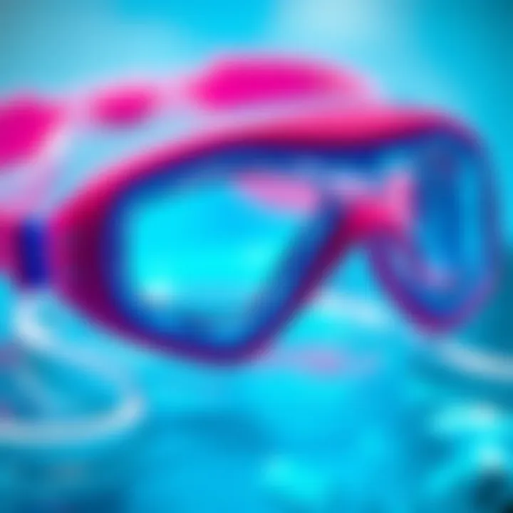 Different types of swimming goggles for children