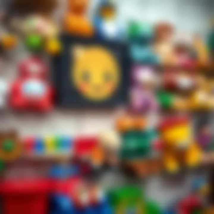 Safety standards for children's toys displayed on a wall