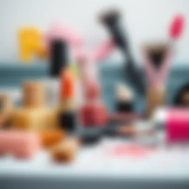 Safe and Quality Makeup Ingredients Close-up of safe and quality makeup ingredients suitable for children.