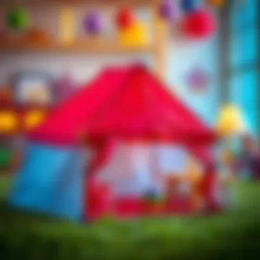 Creative usage of tent toys in educational settings