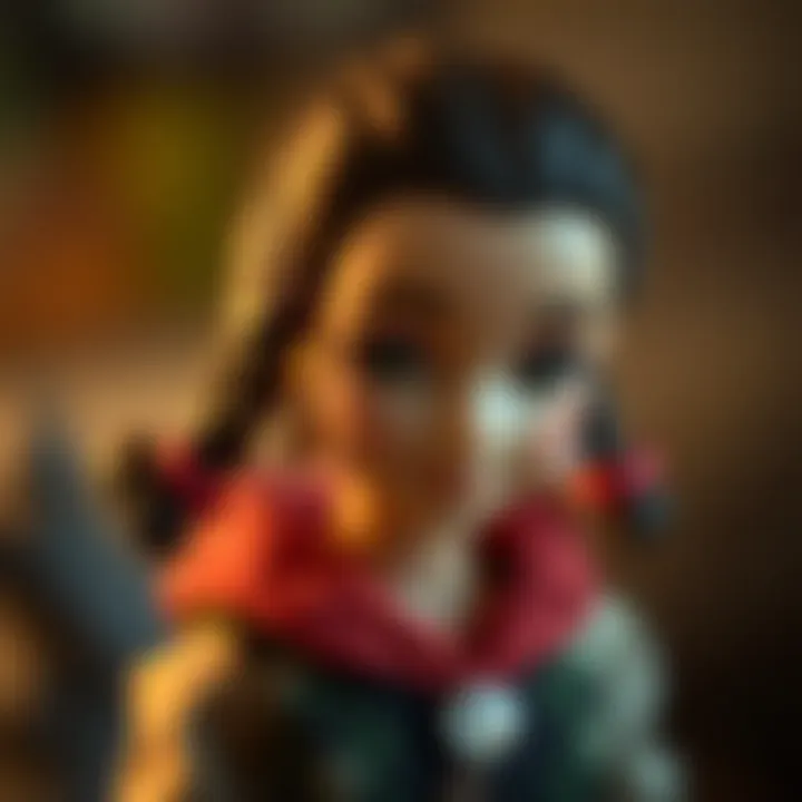 A detailed depiction of Arya's unique traits, showcasing her friendly demeanor and educational attributes.