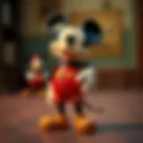 Mickey Mouse: A Timeless Classic A vintage illustration of Mickey Mouse from the 1920s