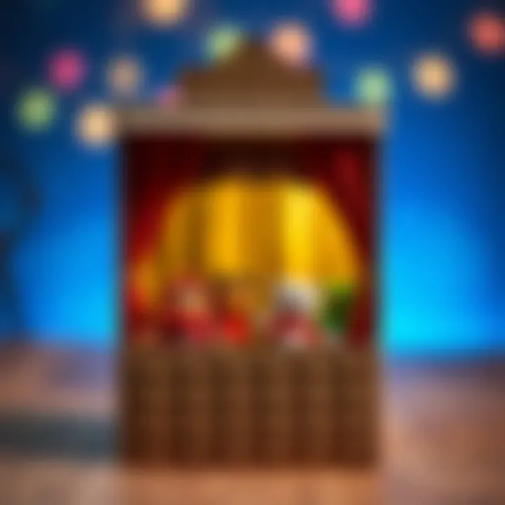 Innovative Puppet Theater from Shoe Box DIY puppet theater using a shoe box