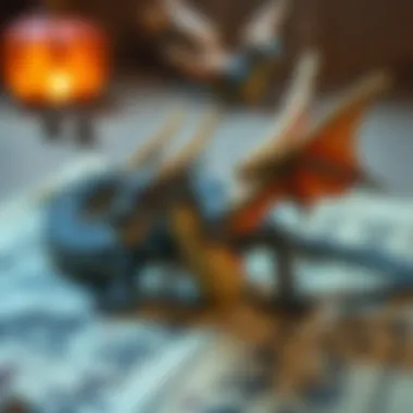 An ancient scroll depicting dragon myths from various cultures