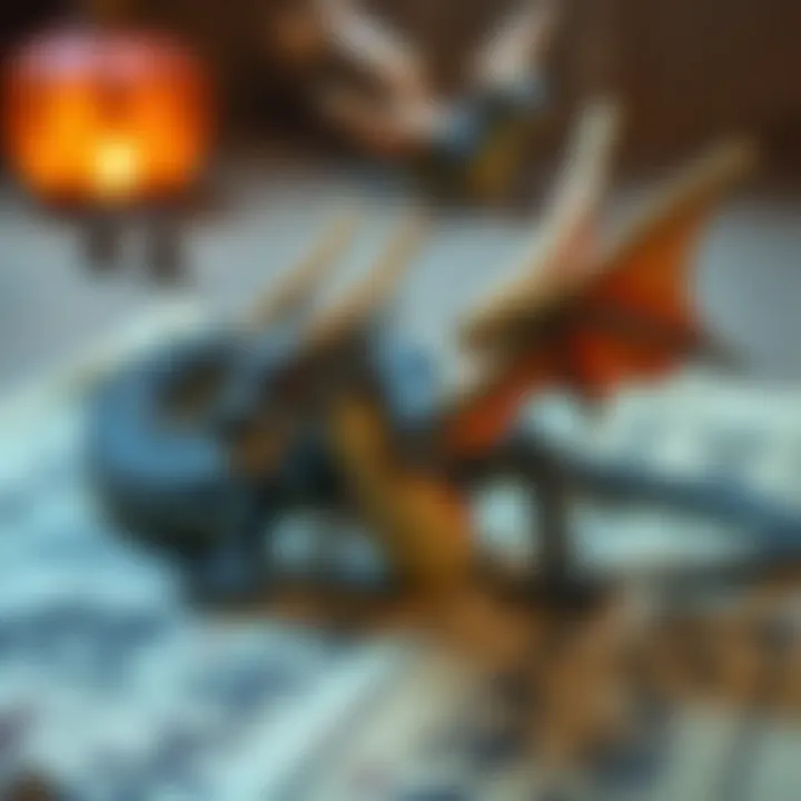 An ancient scroll depicting dragon myths from various cultures