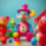 Colorful educational toys for child development