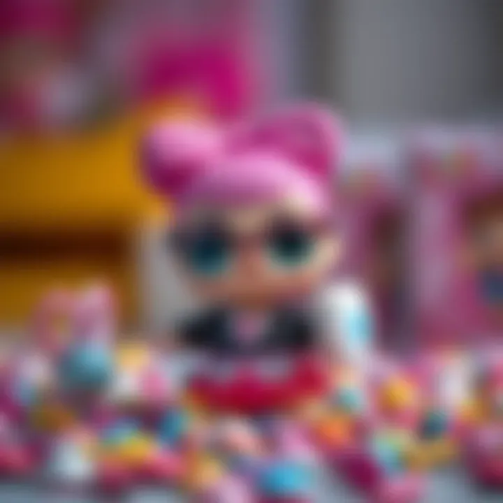 An infographic illustrating the educational benefits of toys like LOL Surprise.