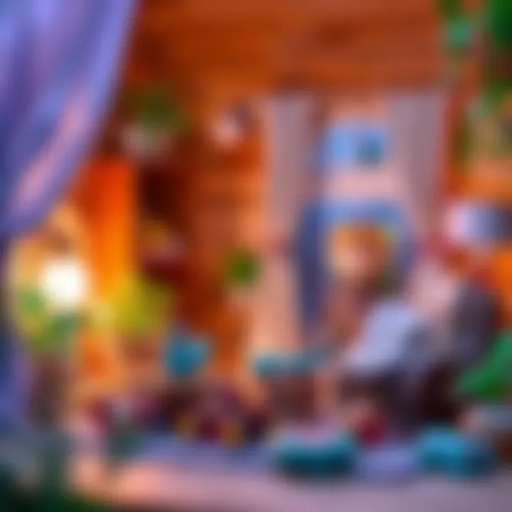 A serene environment for emotional growth