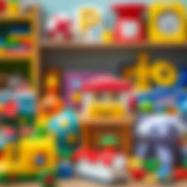 A vibrant selection of educational toys for children