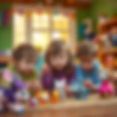 Children Exploring Their Imagination with Enchantimals Children engaging in imaginative play with Enchantimals