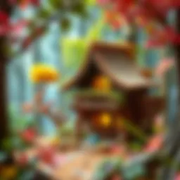 Enchantimals Forest House with vibrant nature elements