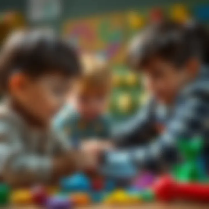 Nurturing Engagement: Parents and Educators in Child Development Conceptual imagery of parents and educators engaging with children