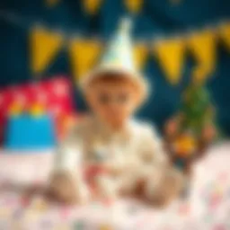 Stylish outfit for baby boys birthday celebration