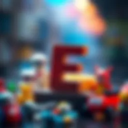 Diverse toys that start with the letter F