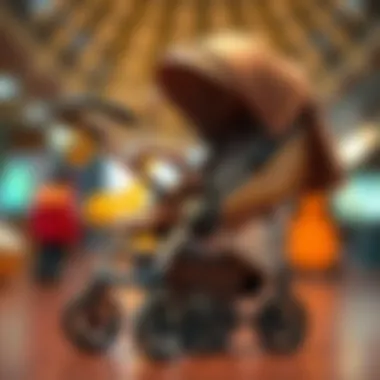 Comfortable, well-designed stroller showcasing its features