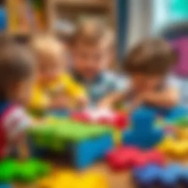 Colorful Fenerbahçe puzzle pieces showcasing children’s playtime