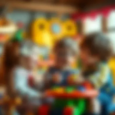 Kids sharing laughs while playing together