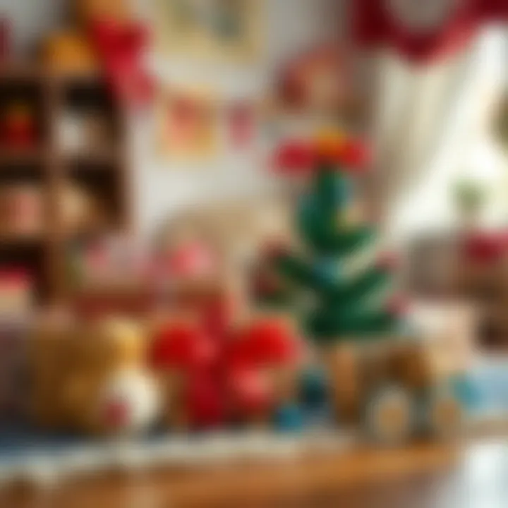 A thoughtful selection of gifts for cognitive development