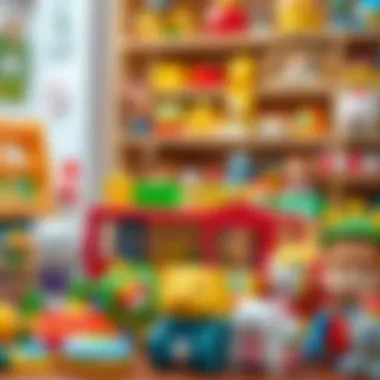 Colorful array of Harika Kanatlar toys showcasing various educational features