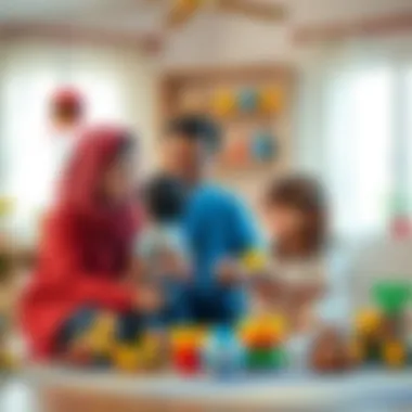 A family discussing the importance of Harika Kanatlar toys for child development